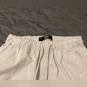 Hollister white cargo pants